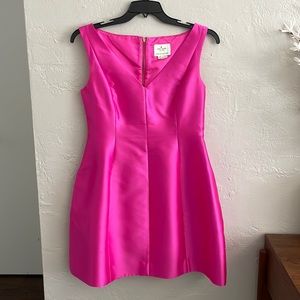 Kate Spade - Fit and Flare Mini hot pink/ fuchsia dress